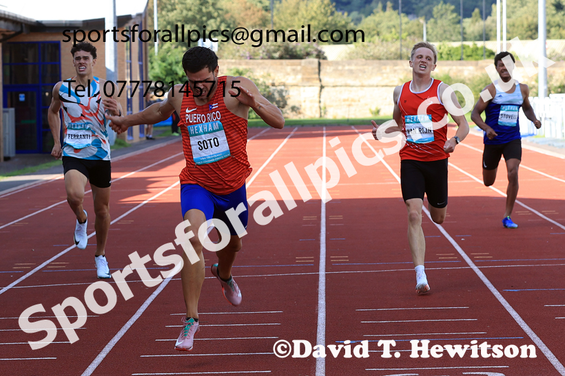 Decathlon 400 metres, 2025 EAP International Combined Events, Hexham, Northumberland.  Photo: David T. Hewitson/Sports for All Pics